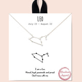 79381, CONSTELLATION NECKLACE/RHODIUM DIPPED