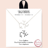 79381, CONSTELLATION NECKLACE/RHODIUM DIPPED