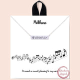"mellifluous" Dainty Necklace