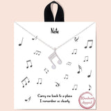 Musical Note Necklace