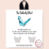 Butterfly Stud Earring - view 2