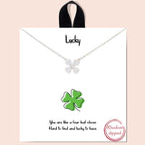 79691, "LUCKY" CLOVER NECKLACE