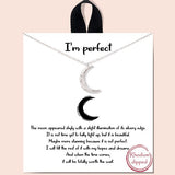 Crescent Moon Necklace - view 2