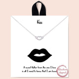 "kiss" Lips Necklace