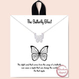 "butterfly Effect" Cubic Zirconia Necklace