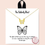 "butterfly Effect" Cubic Zirconia Necklace - view 2