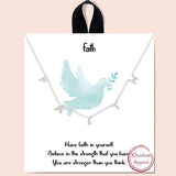 "faith" Station Necklace