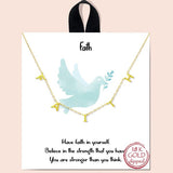 "faith" Station Necklace - view 2