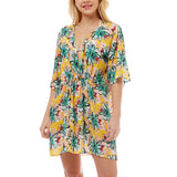 80010, FLORAL KAFTAN
