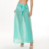 80237, SOLID BEACH WRAP SKIRT