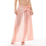 80237, SOLID BEACH WRAP SKIRT