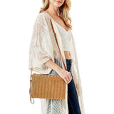 80248, SOLID STRAW POUCH BAG