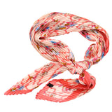 80426, FLORAL PLEATED BANDANA
