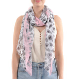 80572, LEOPARD PRINT SCARF