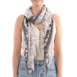 80572, LEOPARD PRINT SCARF