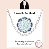 "linked to the Heart" Marine Chain Link Necklace