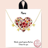 81058, "MAMA" DAINTY NECKLACE