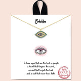 81078, DAINTY EVIL EYE NECKLACE