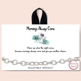 81099, CHAIN ADJUSTABLE BRACELET/18K GOLD DIPPED