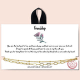 81100, CHAIN ADJUSTABLE BRACELET/18K GOLD DIPPED