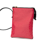81108, SNAKESKIN FAUX LEATHER CROSSBODY BAG