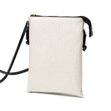 81108, SNAKESKIN FAUX LEATHER CROSSBODY BAG