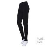 81384, PLUS SIZE SOLID COLOR LEGGINGS