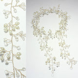 81531, PEARL & CRYSTAL HANDMADE WEDDING HAIR ACCESSORY
