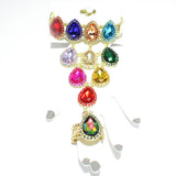 81543, RHINESTONE SLAVE BRACELET *STRETCHABLE