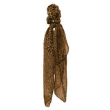 81570, MULTI ANIMAL PATTERN DUAL SCARF & SCRUNCH