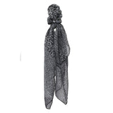 81570, MULTI ANIMAL PATTERN DUAL SCARF & SCRUNCH