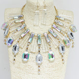 82243, ACRYLIC N STONE NECKLACE