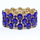 82296, CRYSTAL RHINESTONE STRETCHABLE BRACELET