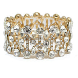 82297, CRYSTAL RHINESTONE STRETCHABLE BRACELET