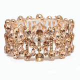 82297, CRYSTAL RHINESTONE STRETCHABLE BRACELET