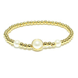 82588, STAINLESS STEEL BEAD STRETCH BRACELET