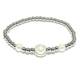 82588, STAINLESS STEEL BEAD STRETCH BRACELET