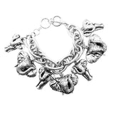 82692, ELEPHANT CHARM METAL BRACELET