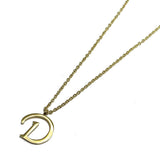 82947, STAINLESS STEEL INITIAL PENDANT NECKLACE