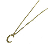 82947, STAINLESS STEEL INITIAL PENDANT NECKLACE