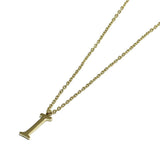 82947, STAINLESS STEEL INITIAL PENDANT NECKLACE