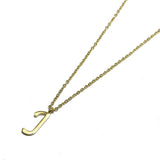 82947, STAINLESS STEEL INITIAL PENDANT NECKLACE