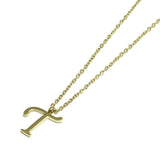 82947, STAINLESS STEEL INITIAL PENDANT NECKLACE