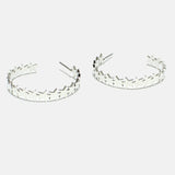82982, STAR HOOP EARRING 1.25"