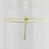 83444, DESIGNER INSPIRED ADJUSTABLE BRACELET *CUBIC ZIRCONIA