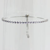 83446, DESIGNER INSPIRED ADJUSTABLE BRACELET *CUBIC ZIRCONIA