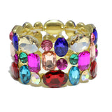83508, CRYSTAL RHINESTONE STRETCH BRACELET