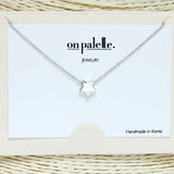 83618, DAINTY STAR PENDANT NECKLACE *STAINLESS STEEL