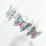 83664, BUTTERFLY EPOXY MAGNETIC BRACELET