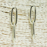 83674, PAPER CLIP DESINGER INSPIRED EARRING